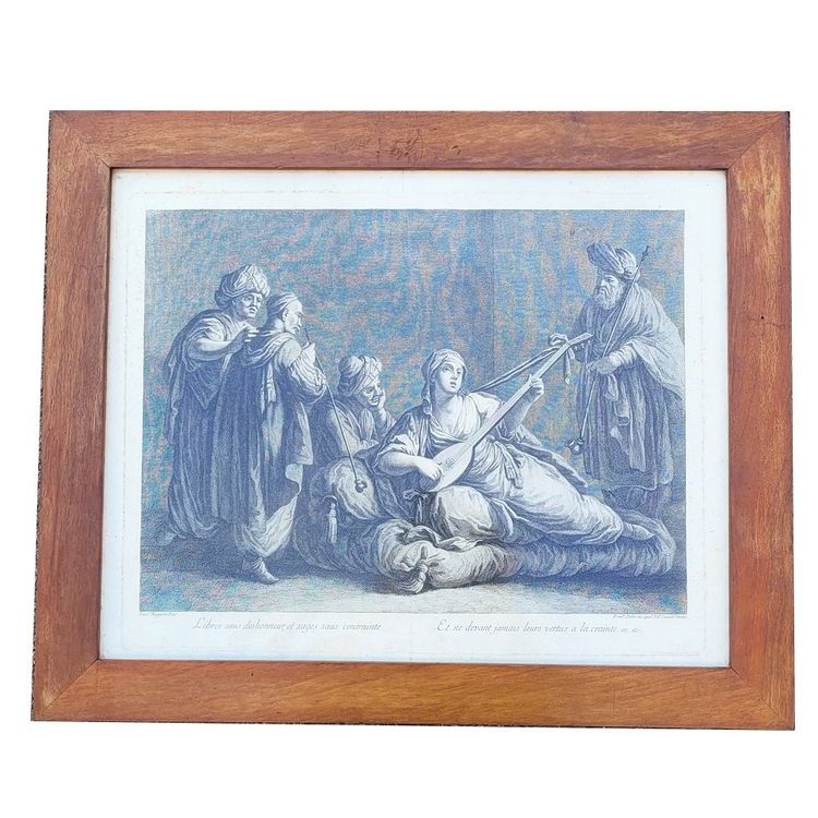 Ap Maggiotto, paire de gravure illustrant Zaïre, XIXème siècle
