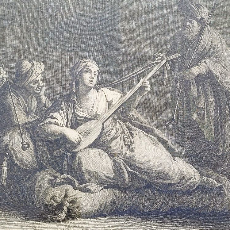 Ap Maggiotto, paire de gravure illustrant Zaïre, XIXème siècle