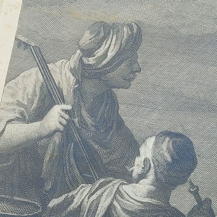Ap Maggiotto, paire de gravure illustrant Zaïre, XIXème siècle