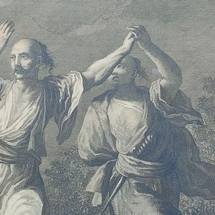 Ap Maggiotto, paire de gravure illustrant Zaïre, XIXème siècle