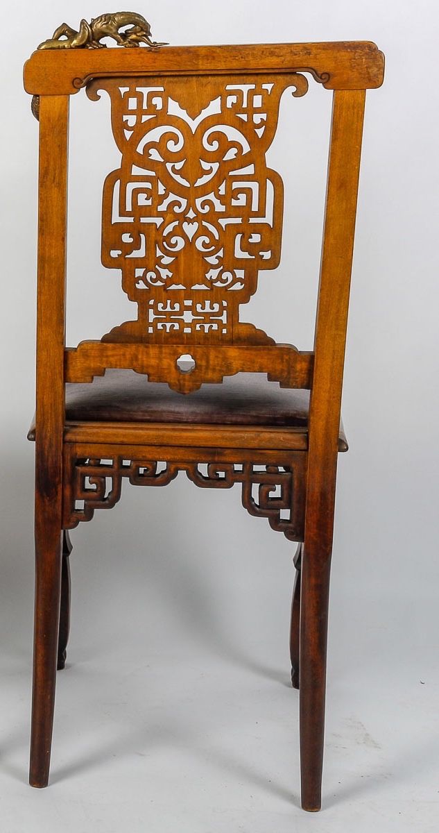 A Viardot chair, late 19th century