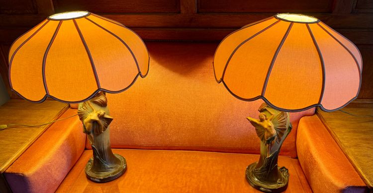 Paar Jugendstil-Lampen