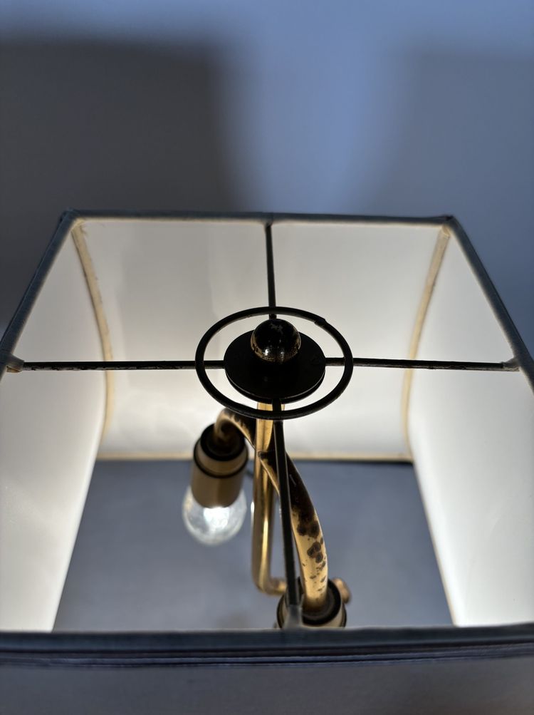 Paire de lampes Bouddha en fonte dorée - Travail d'Asie du Sud-Est - XXe siècle