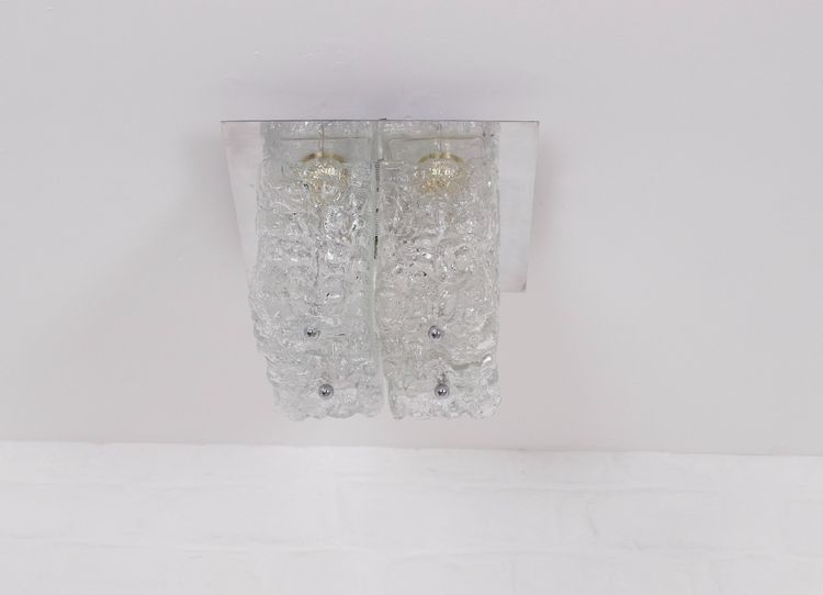 Ice Glass 4 Globe Ceiling Light