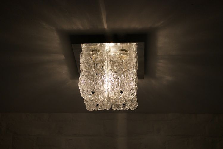 Ice Glass 4 Globe Ceiling Light