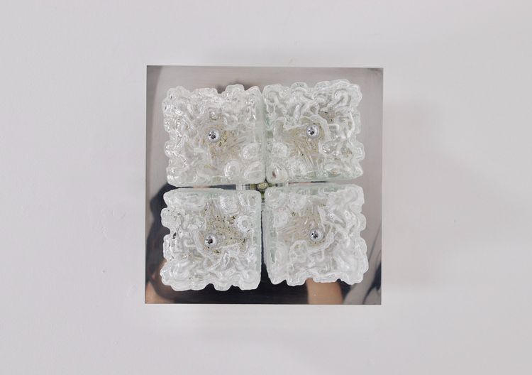 Ice Glass 4 Globe Ceiling Light
