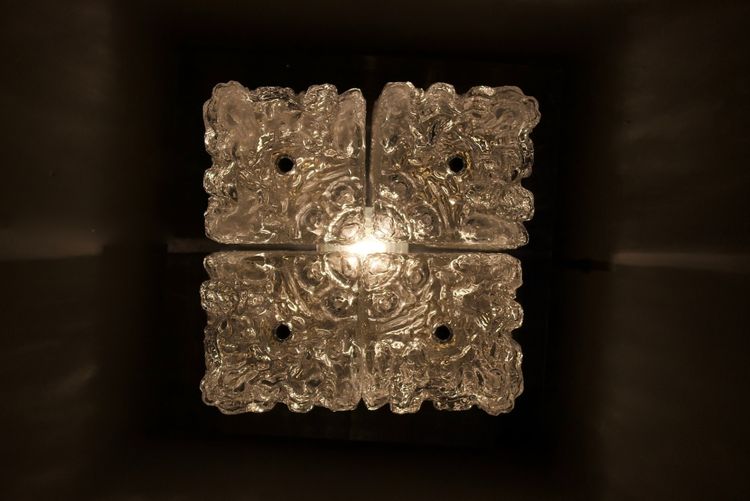 Ice Glass 4 Globe Ceiling Light