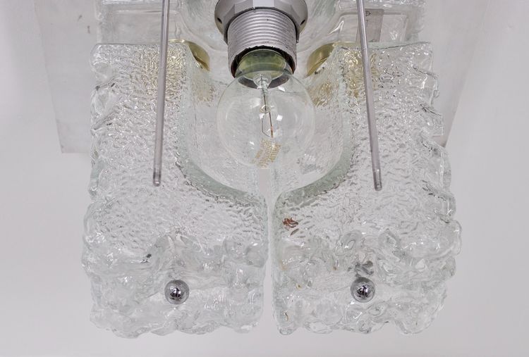 Ice Glass 4 Globe Ceiling Light