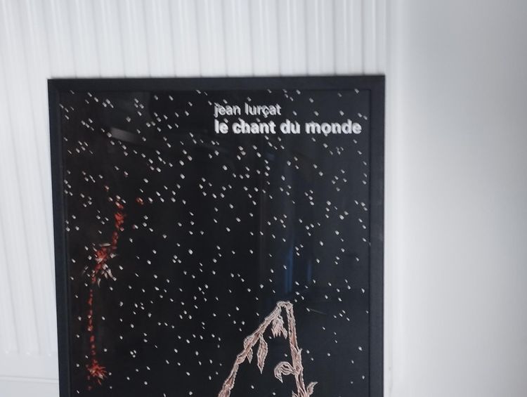 Affiche encadré - Jean Lurçat - Le chant du monde - 1 ère affiche