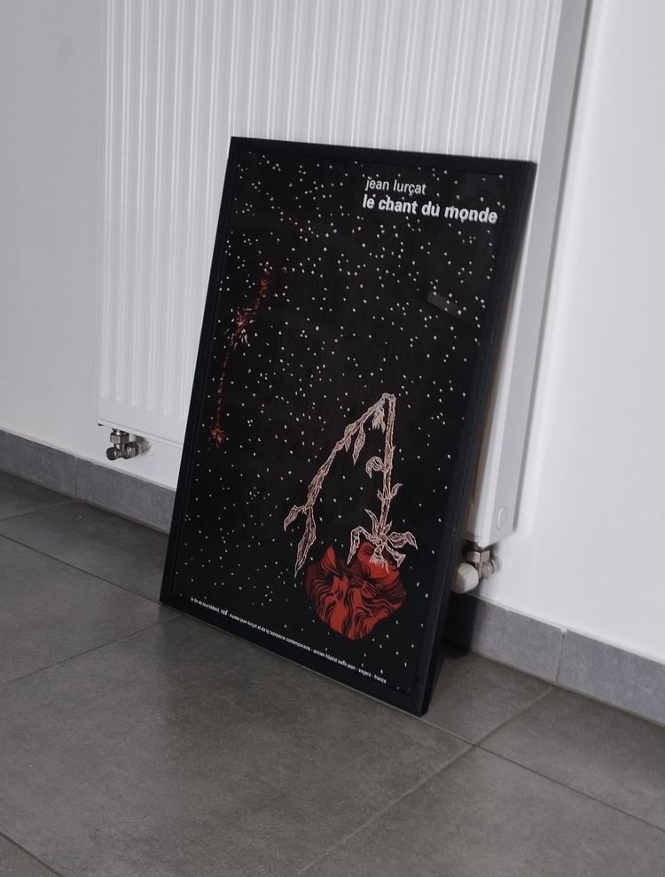 Affiche encadré - Jean Lurçat - Le chant du monde - 1 ère affiche