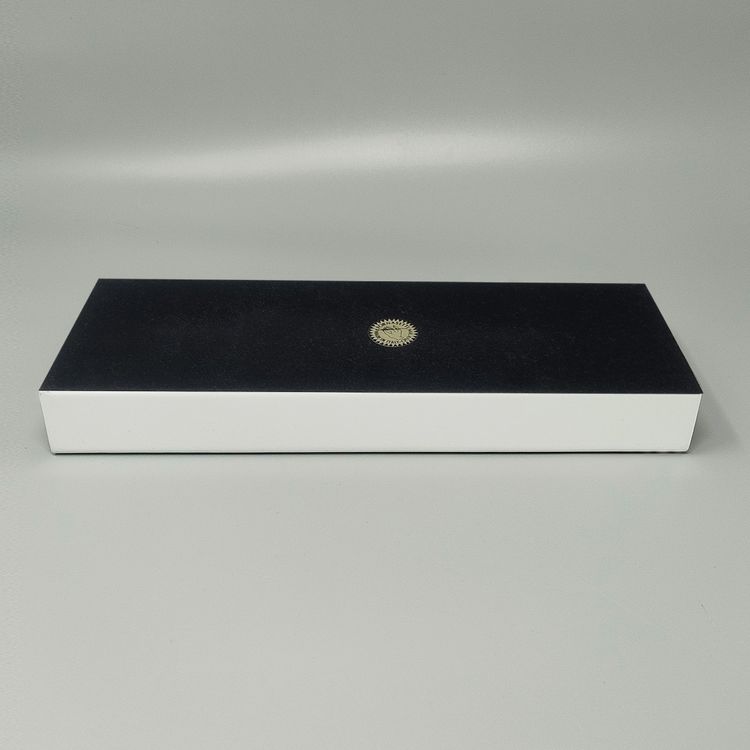 2000s Astonishing Black and White Fornasetti Box signed Fornasetti. Made in Italy
