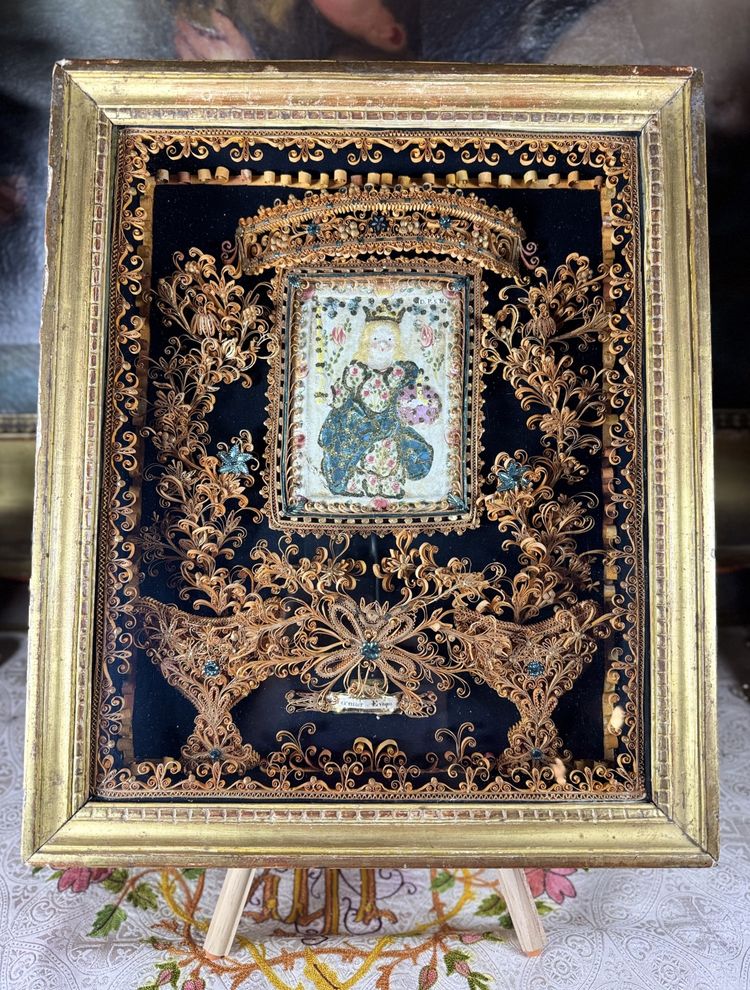 Saint Germier Reliquary with Relic Paste - 18th century