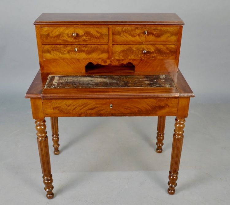 Bureau Louis Philippe, Petit Modèle , Acajou
