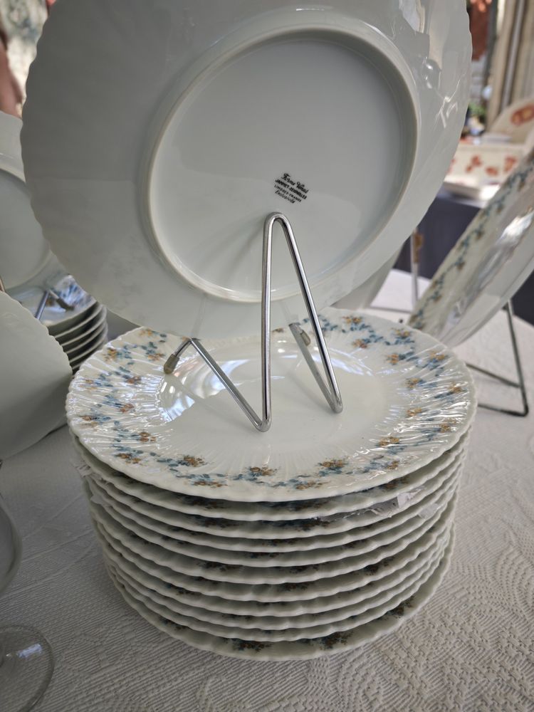 Magnifique service de table années 60 porcelaine Jammet Seignolles