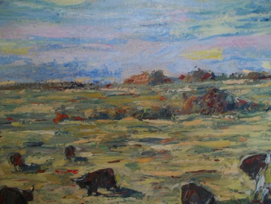 MILHAUD. The ranch in the Camargue.