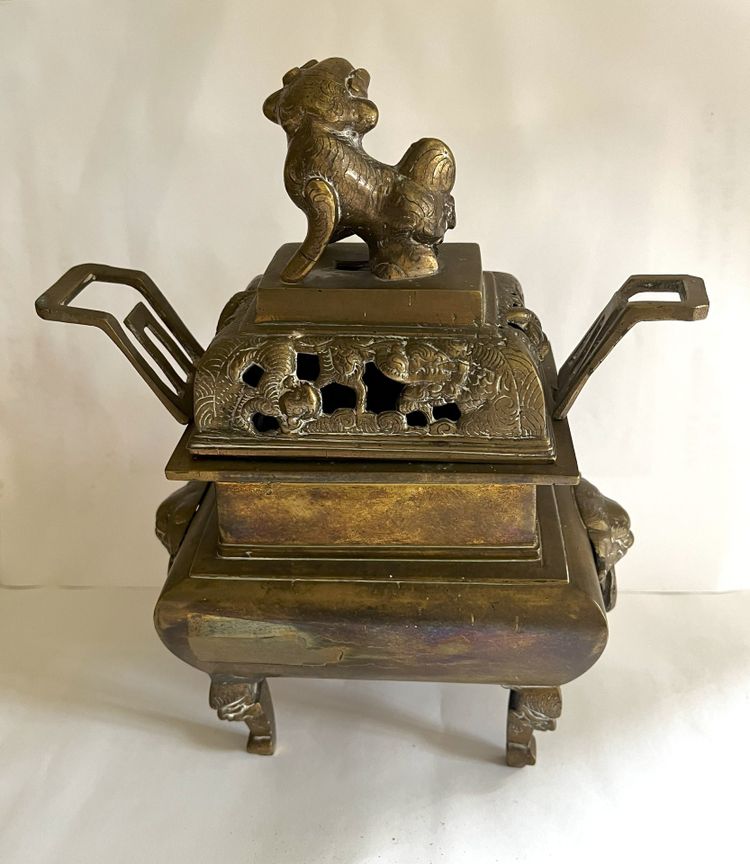 Brûle encens en bronze, Chine, XIXème siècle