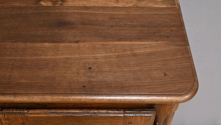 Solid oak sideboard, Louis XV style - Mid-19th century