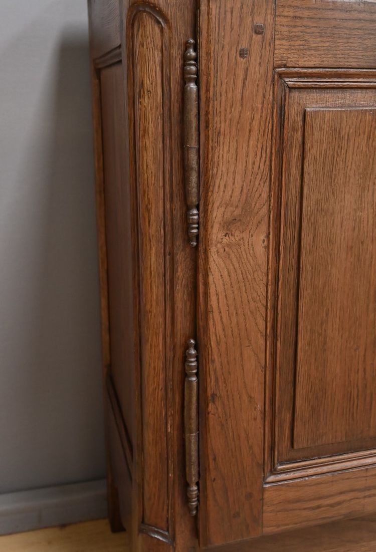 Solid oak sideboard, Louis XV style - Mid-19th century