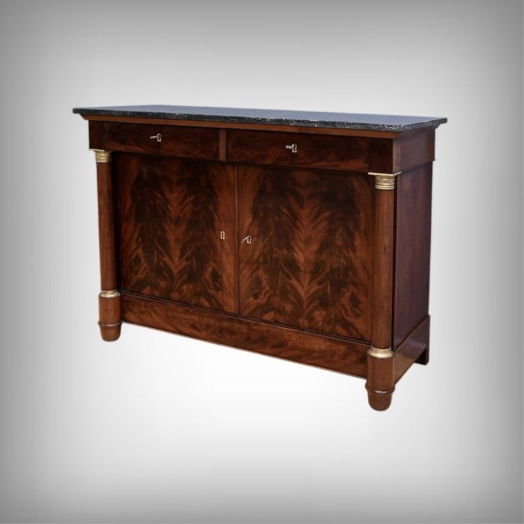 Credenza in mogano, stile Impero - seconda metà del XIX secolo
