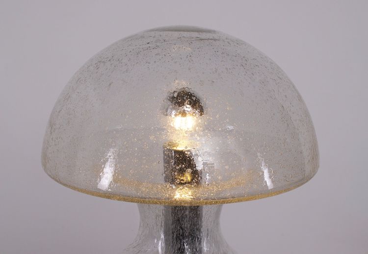 Grande lampada in vetro soffiato