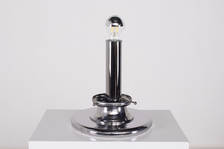 Grande lampada in vetro soffiato