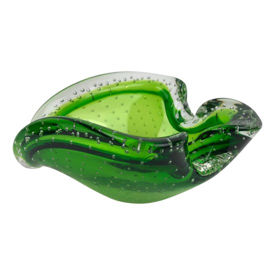 Vintage ashtray, in Murano bubbled glass paste