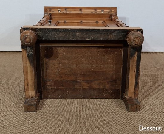 Mobiletto in Ciliegio Massello, Stile Bamboo, Art Nouveau - Epoca 1900