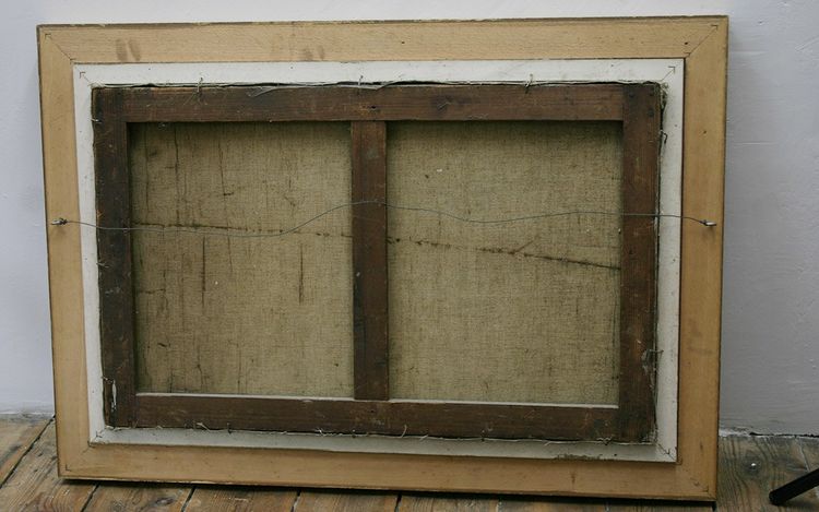 Öl auf Leinwand Signiert B.R, XIX.