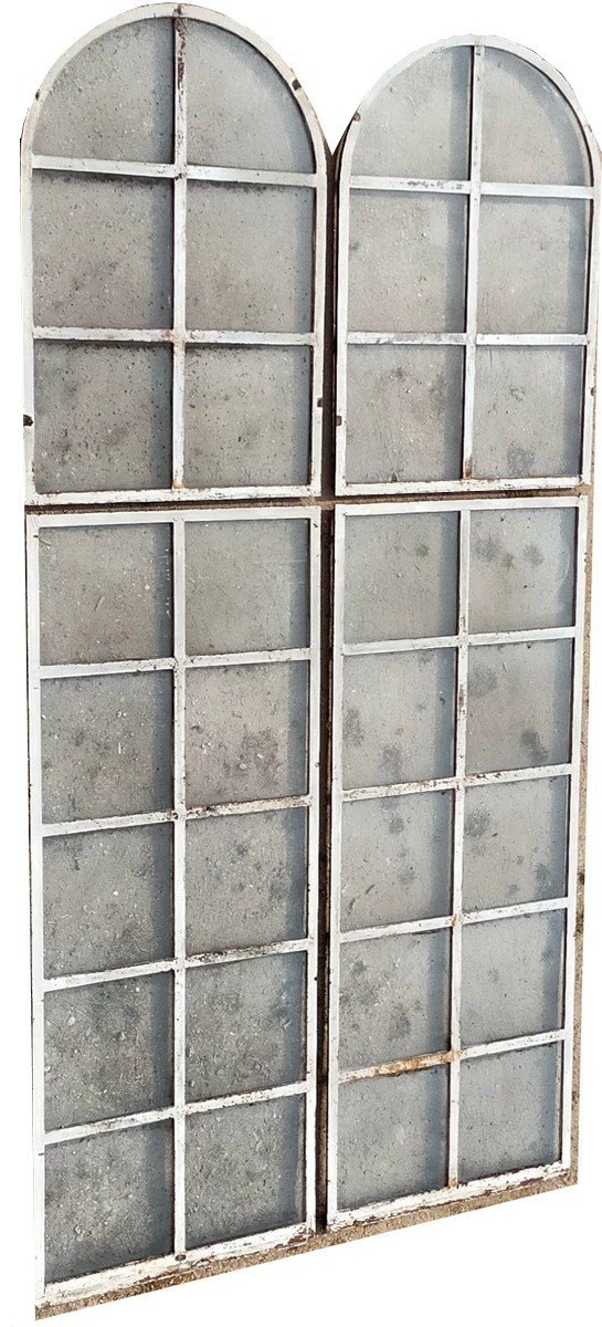 Elemente alter Glasdächer für Orangerie Atelier Loft Erker Türen Fenster Alte Tür Schmiedeeisen