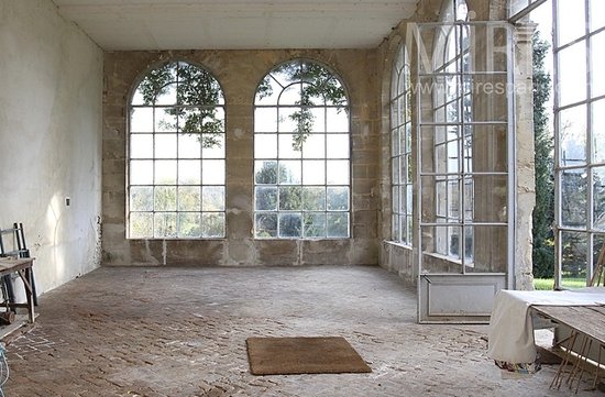 Elemente alter Glasdächer für Orangerie Atelier Loft Erker Türen Fenster Alte Tür Schmiedeeisen