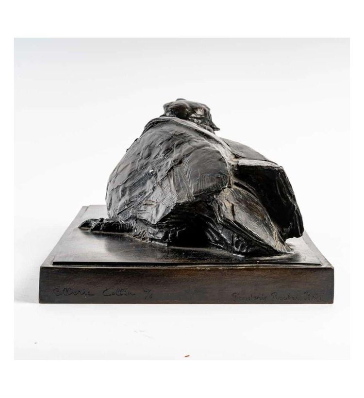 Tierbronze: Liegender Adler von Alberic Collin (enger Freund von Rembrandt Bugatti)1935