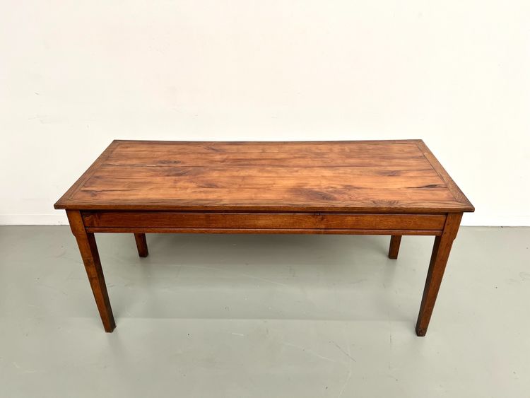 Fully restored 1950s oak and cherry table