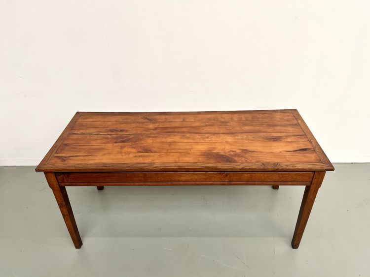 Fully restored 1950s oak and cherry table