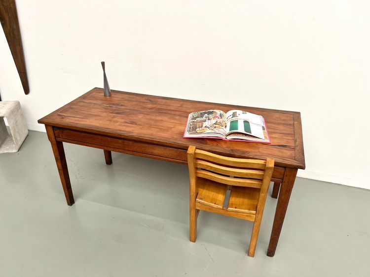 Fully restored 1950s oak and cherry table