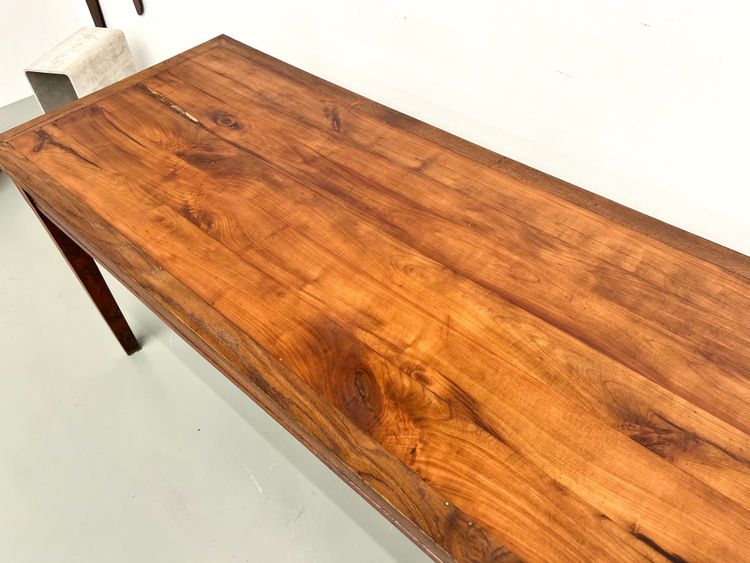 Fully restored 1950s oak and cherry table