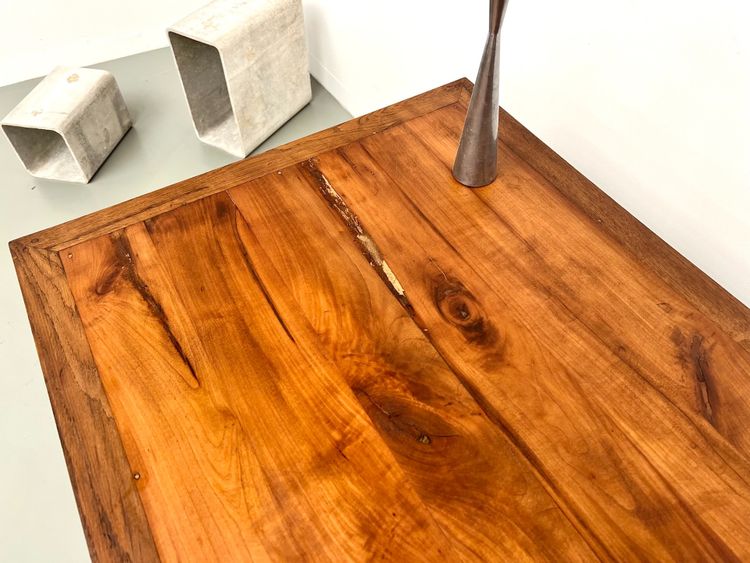 Fully restored 1950s oak and cherry table