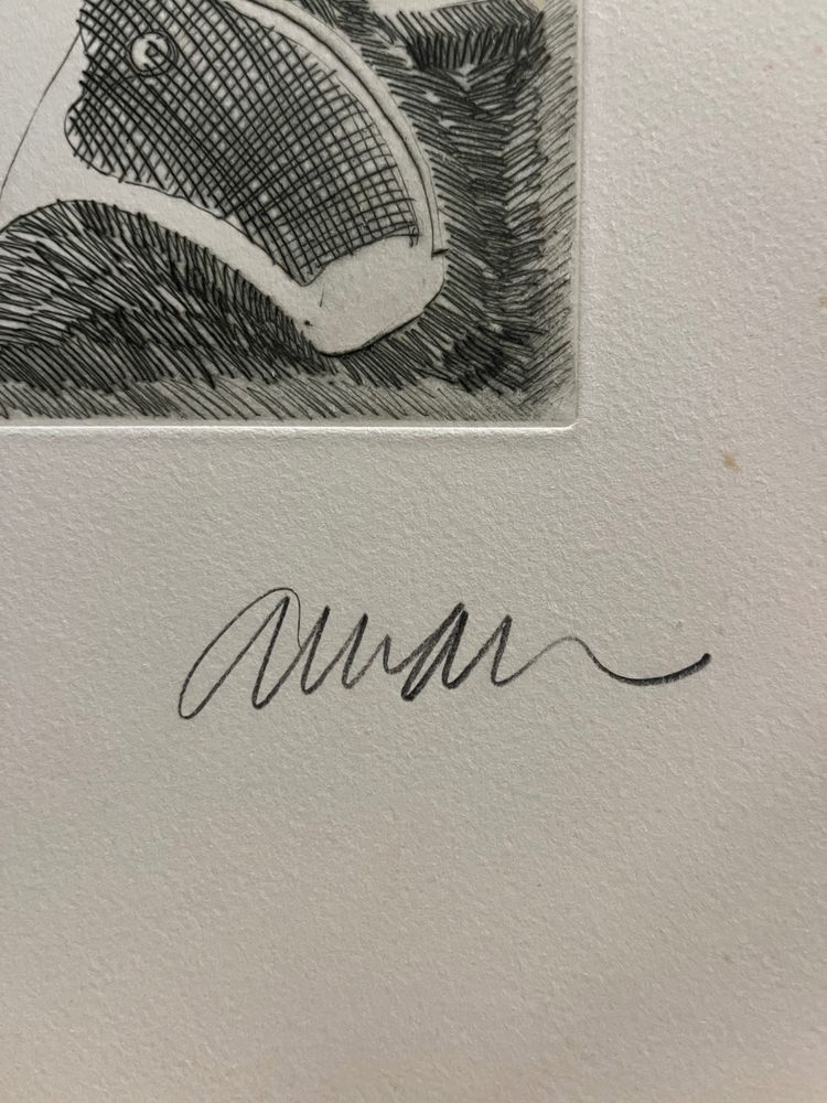 Gravure signé - Arman - Western accumulation - France - XX ème