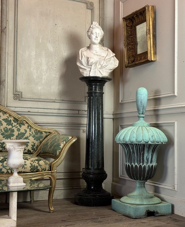 Banquette En Bois Peint Et Doré, Venise XVIIIème Siècle