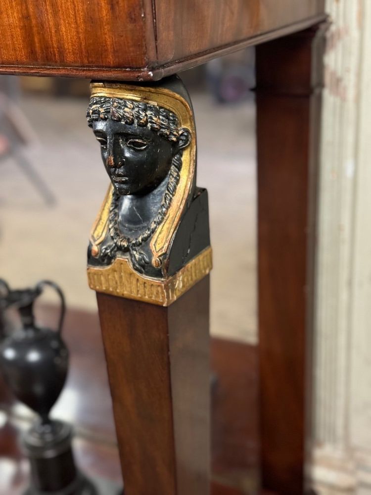 Console « retour D'Égypte »en Acajou, début du XIXème siècle