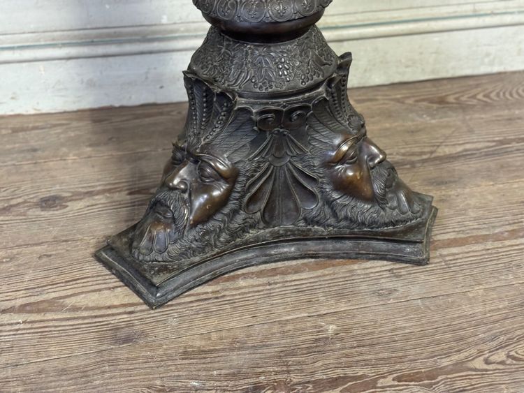 Paire De Piédestaux En Bronze, Italie, XIXème Siècle