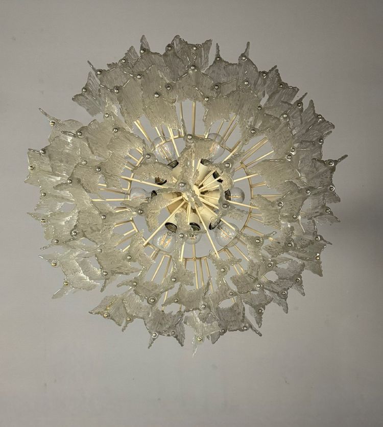 “lustre De Forme Libre” Par Venini, Modèle Créé En 1968 Par Osvaldo Borsani