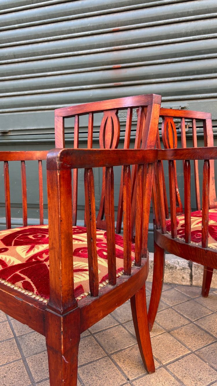 Pair of Art Deco Armchairs, 1930s