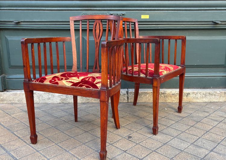 Pair of Art Deco Armchairs, 1930s
