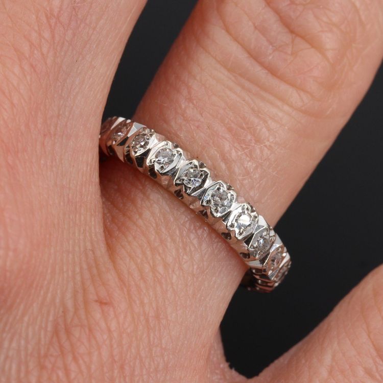 Alter Ehering Diamanten 0.65 Karat