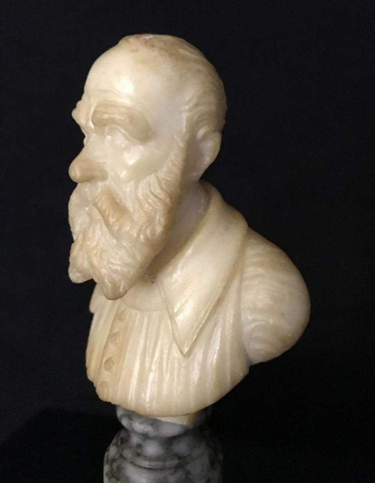 Alabaster bust, late 19th century, Italy