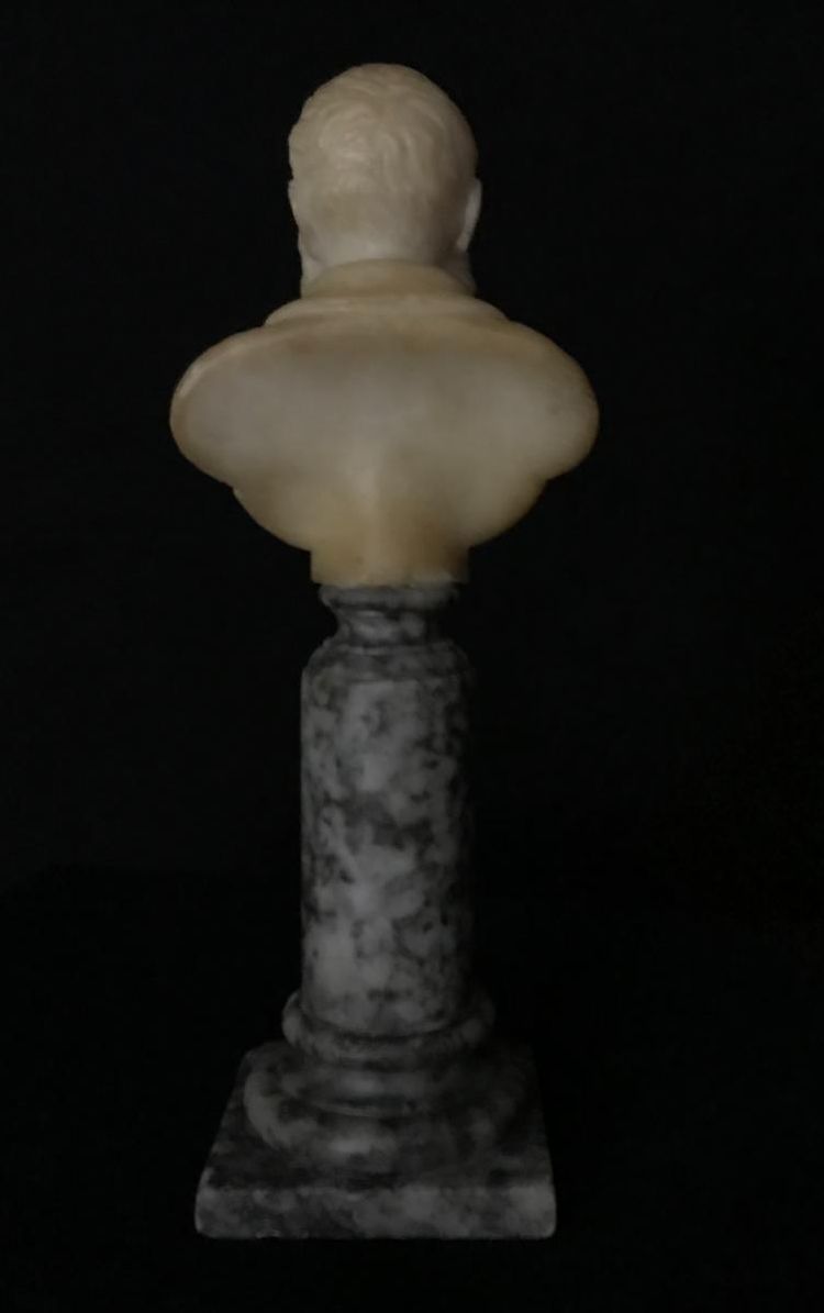 Alabaster bust, late 19th century, Italy