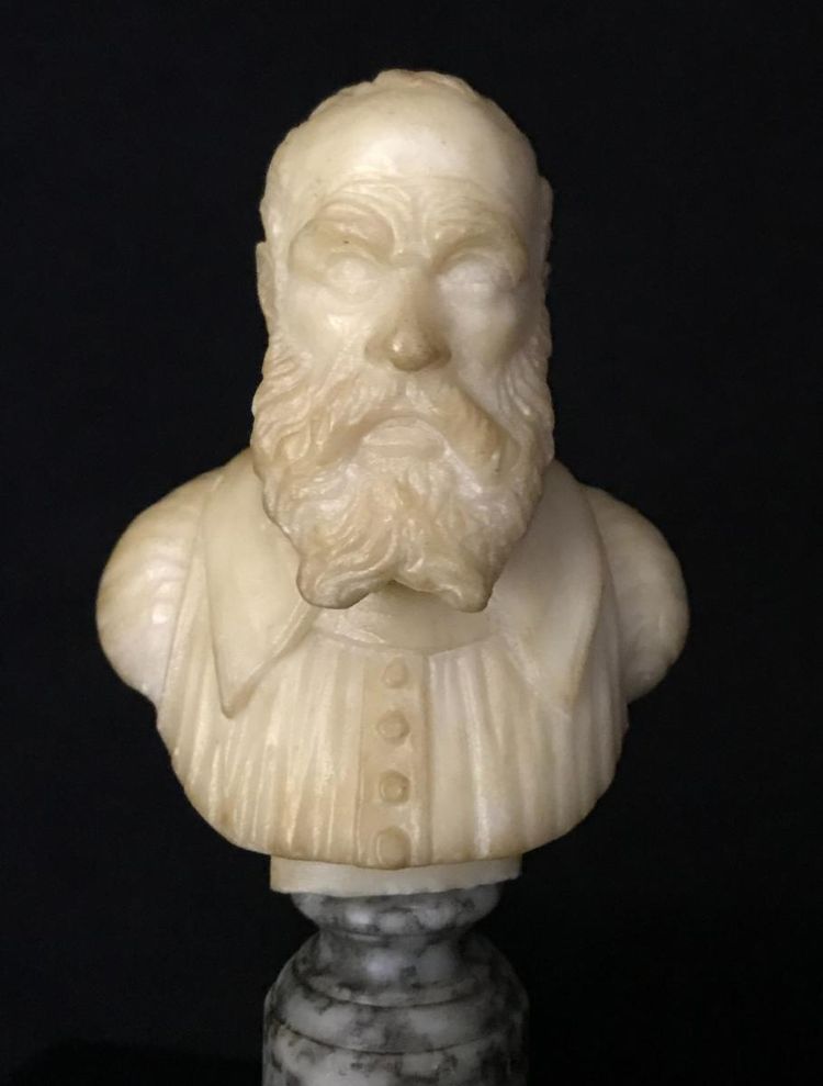 Alabaster bust, late 19th century, Italy