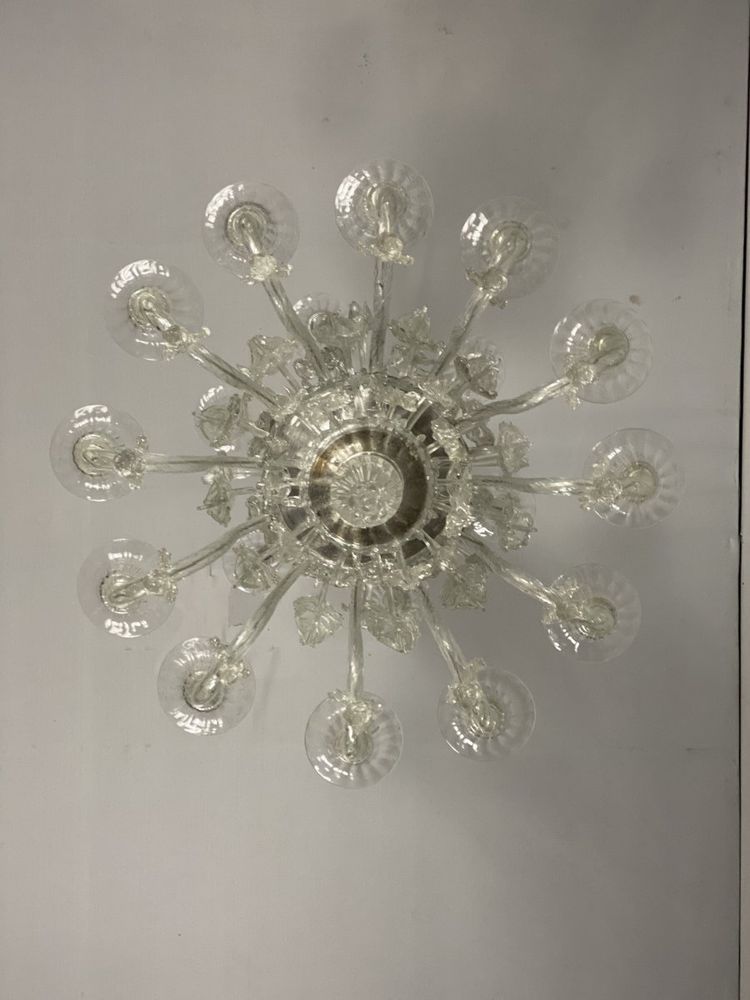 Bedeutender Kronleuchter aus Muranoglas, Pauly, Venedig