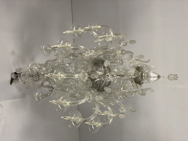 Bedeutender Kronleuchter aus Muranoglas, Pauly, Venedig