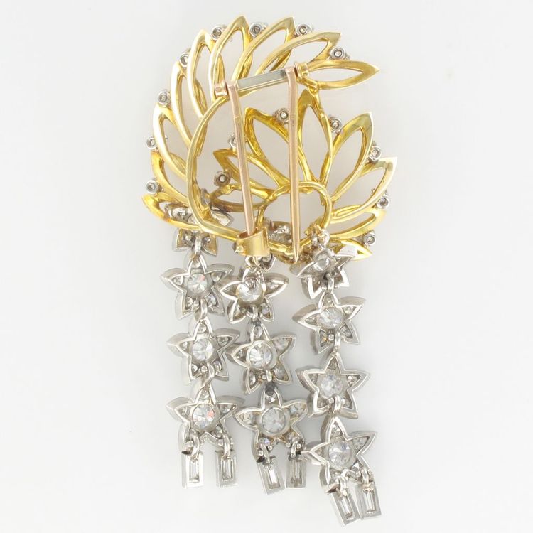 Brosche Sterne Diamanten